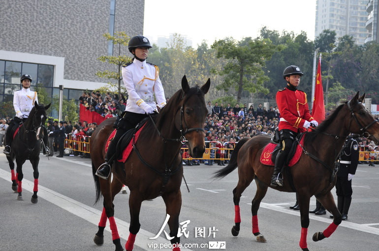 深圳光明骑警队的骑警们(高清组图)