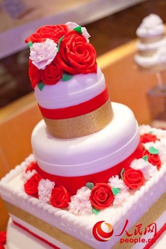 õ񵰸Rose+wedding+cake