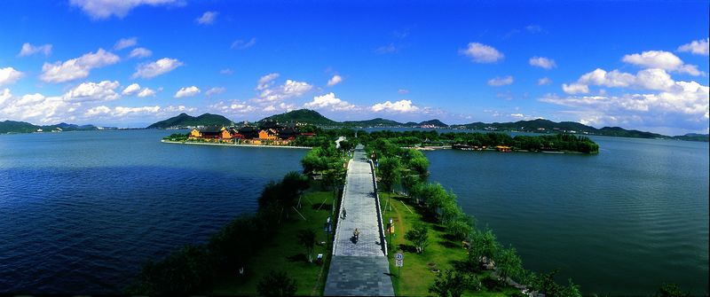 Ǯĵ̣DongQian Lake Huxin Dam