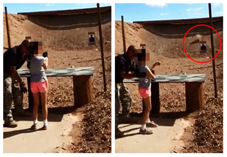 高清：美国9岁女孩接受冲锋枪训练时误杀教官