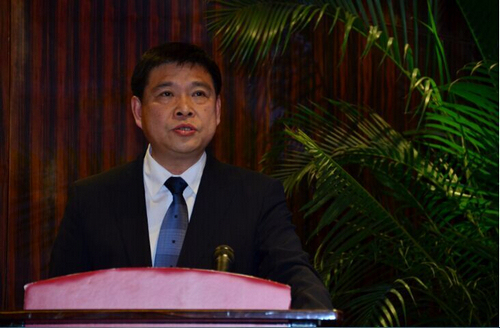 温州市旅游局局长张纯洁发言。陈永斌 摄