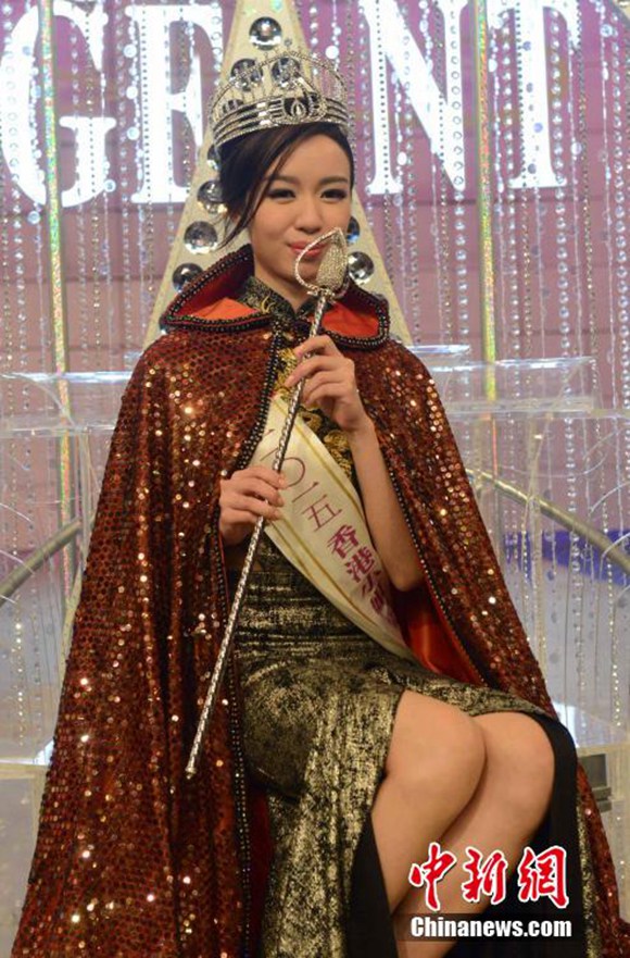高清：香港小姐三甲出炉 麦明诗夺冠【3】