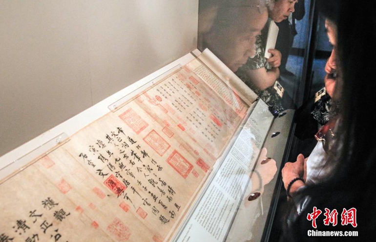 高清：北京故宫石渠宝笈特展 《清明上河图》全卷展出【2】