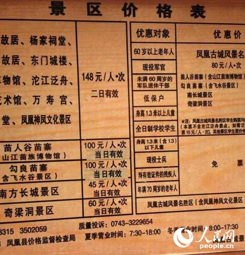 残疾人游凤凰古城不免票引纠纷 免费政策"打折扣-旅游-人民网