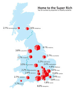 英国地图上的十大富人区 (11)