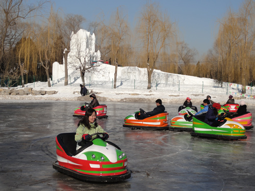 冰上碰碰车-很有童趣